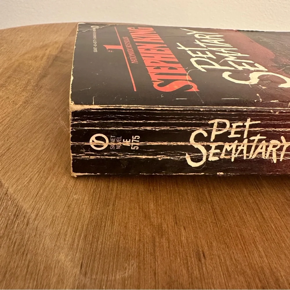 Vintage Pet Sematary by Stephen King Signet Paperback 1984 Supernatural Horror - Picture 10 of 16